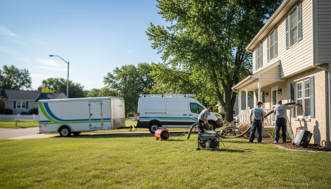 Flooded Basement Restoration And Cleanup With Repair in Albers, IL near me